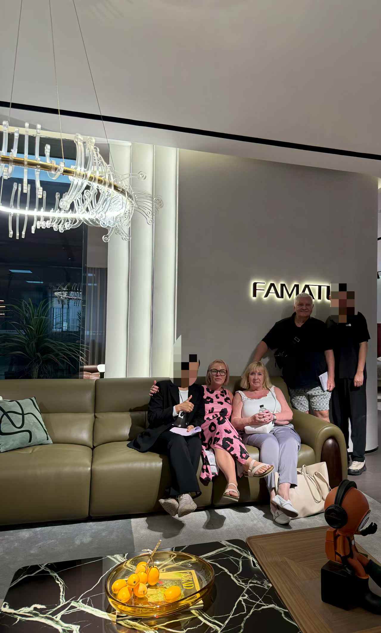 Buyers and partners in the ATTICO CASA showroom