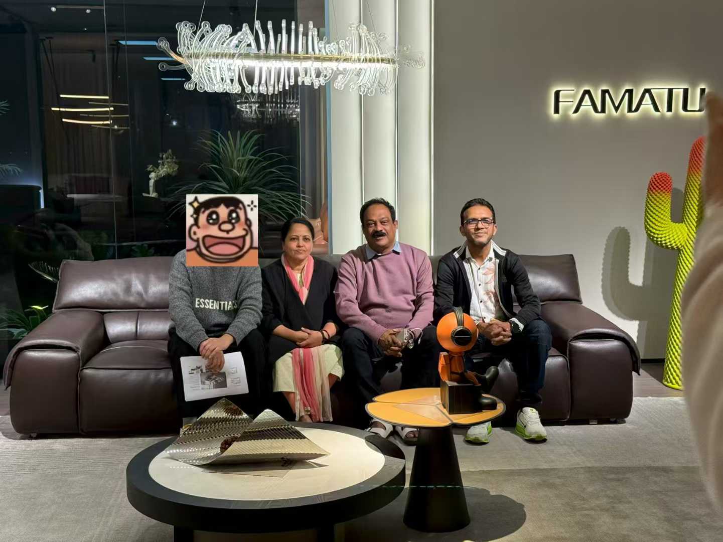 Buyers and partners in the ATTICO CASA showroom