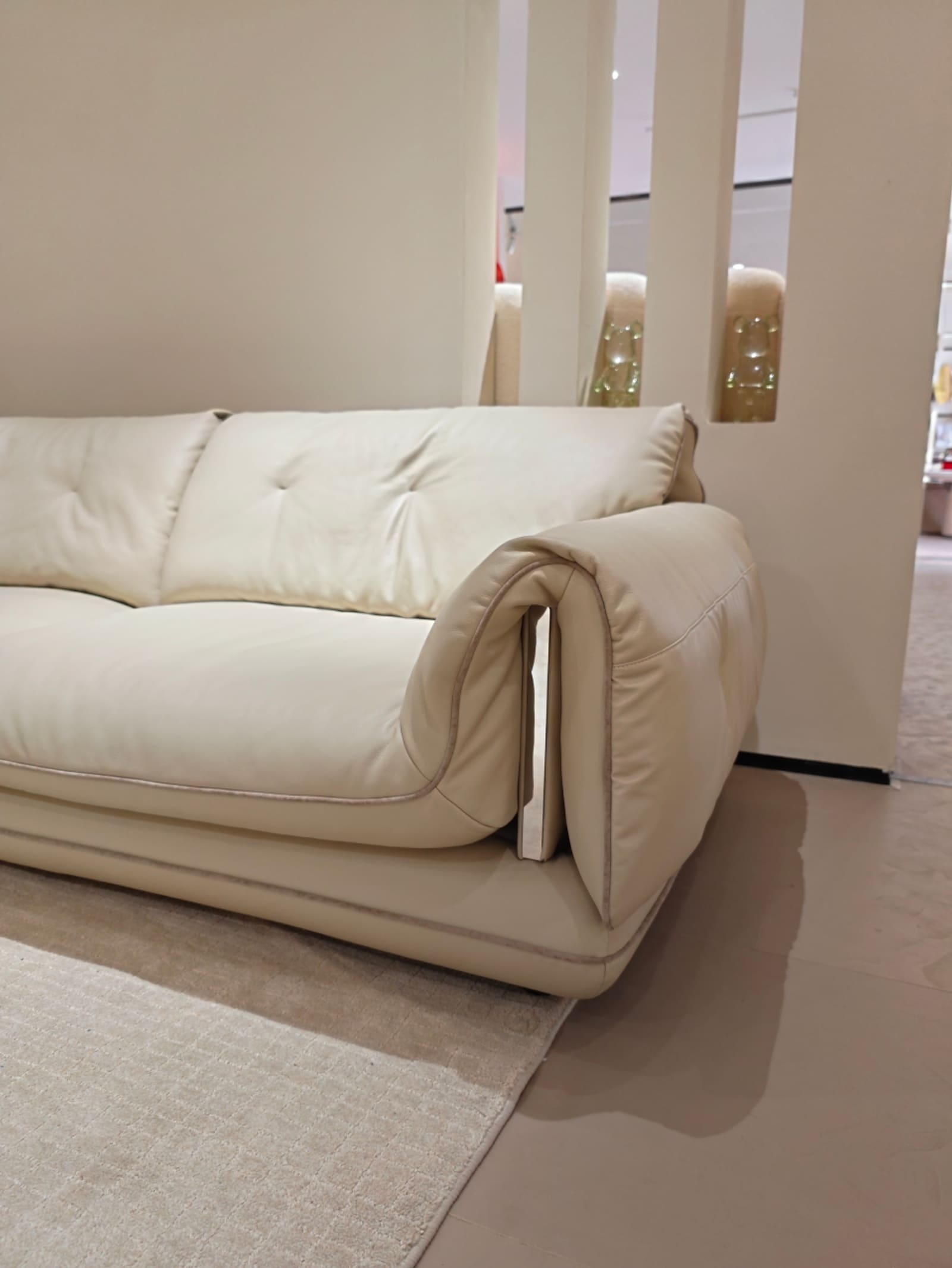 Top-Grain Leather Four-Seater Modular Sofa D076 4