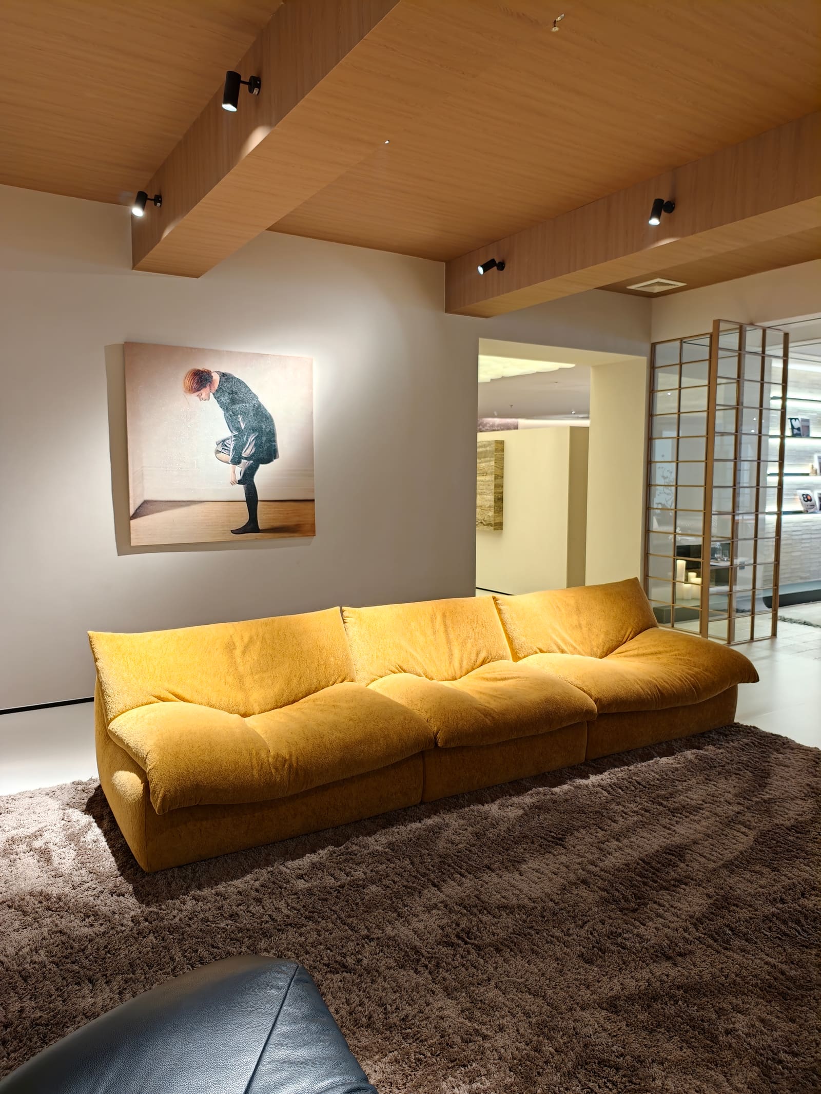 Modern Fabric Modular Sofa with Center Seat HD2448B