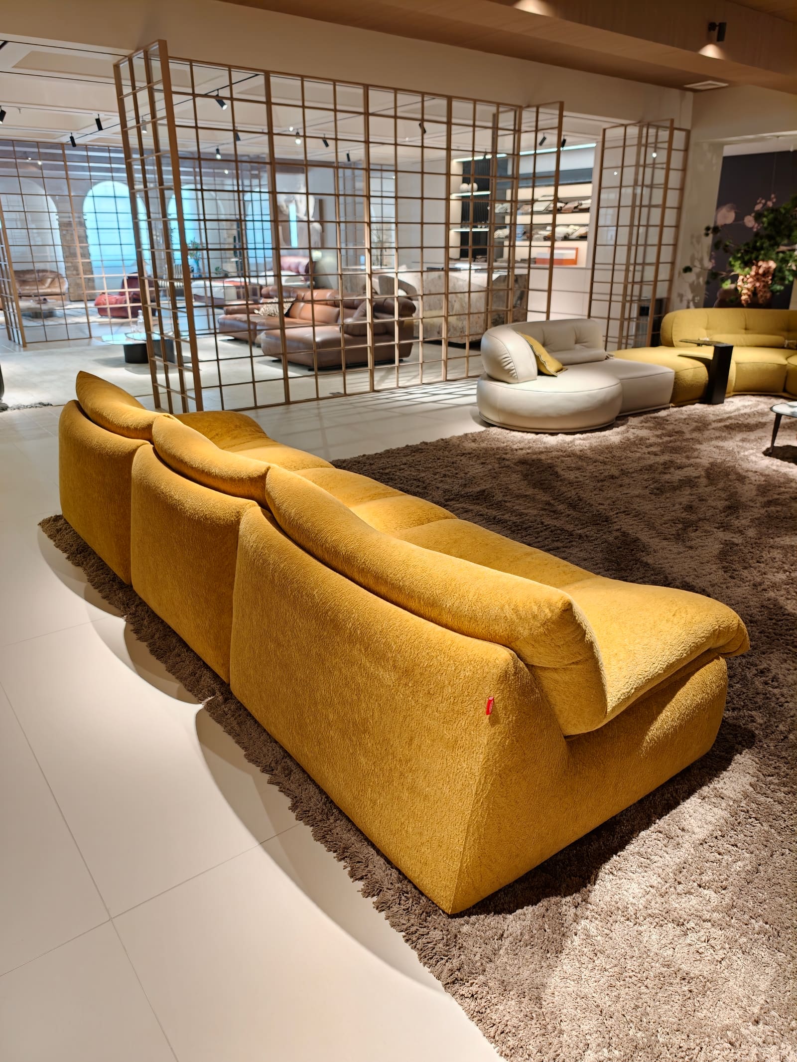 Modern Fabric Modular Sofa with Center Seat HD2448B 3