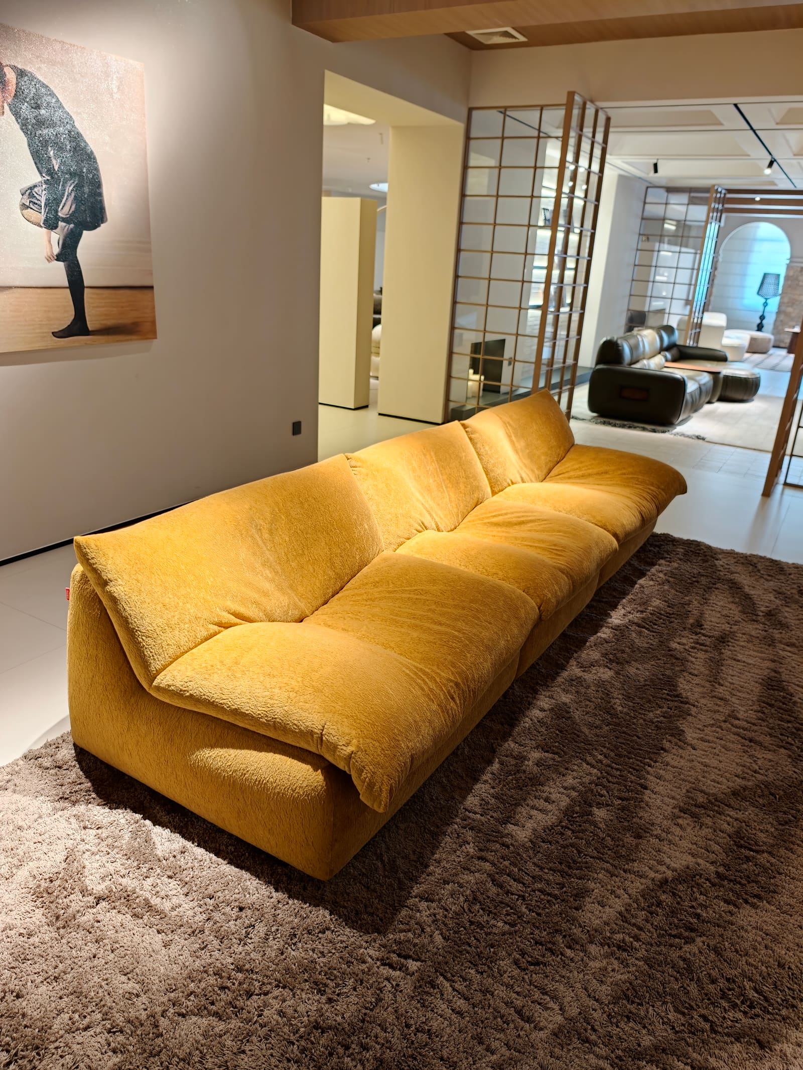 Modern Fabric Modular Sofa with Center Seat HD2448B 4