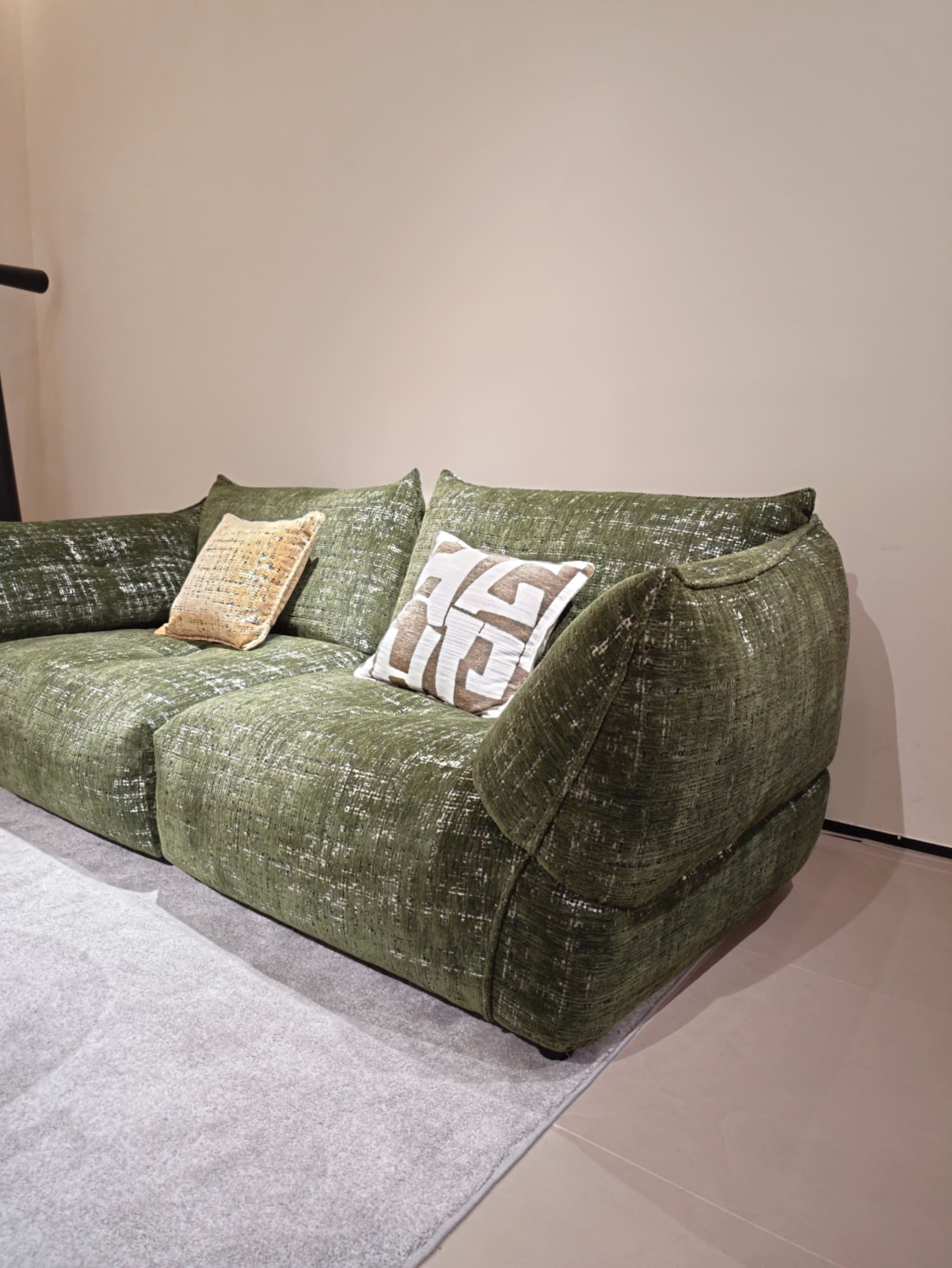 Chenille Dual-Color Modular Four-Seater Sofa T5018 8
